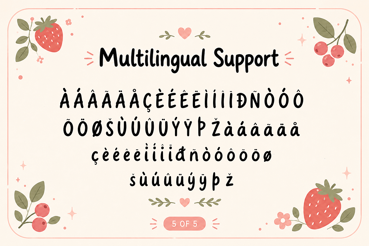 Wildberry - Handwritten Display Font, a Handwritten Font by overlaytemplates (Photo 5 of 5)