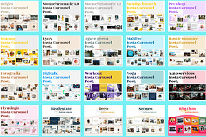 230 Instagram Carousel Templates
