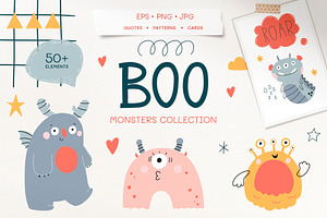Boo - cute monsters collection