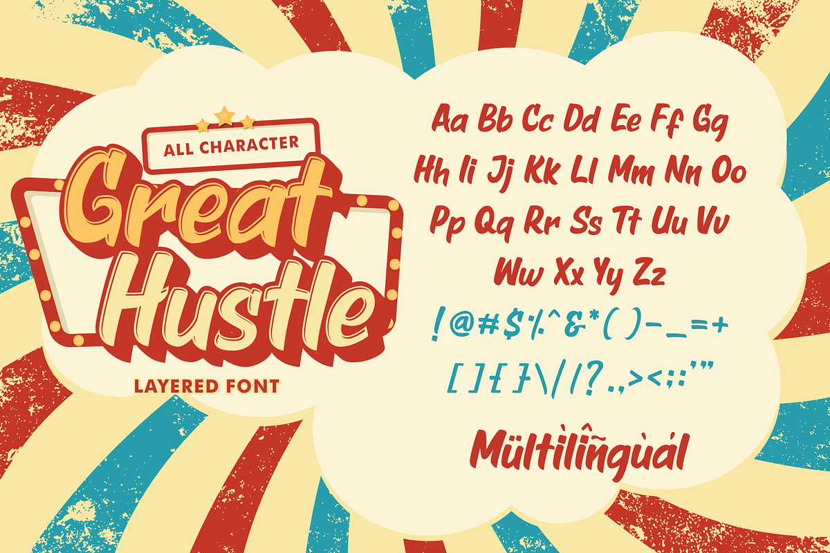 Great Hustle, a Font by Fachranheit Studio (Photo 9 of 10)