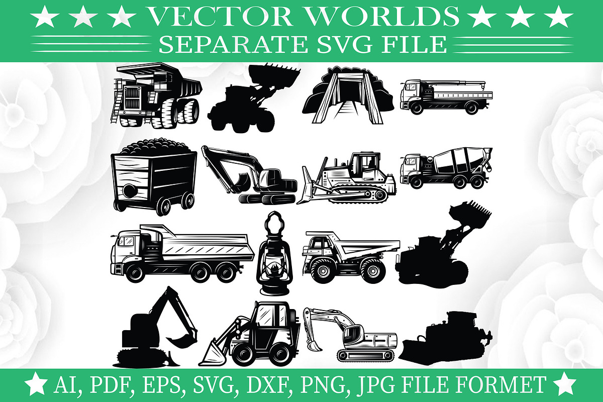 Mining Truck Svg, Mining, Truck Svg, an Object Graphic by VectorWorlds (Photo 1 of 3)