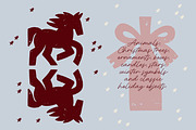Vintage Christmas: 100 Graphics, a Seasonal Illustration by Veyla (Thumbnail 10 of 17)