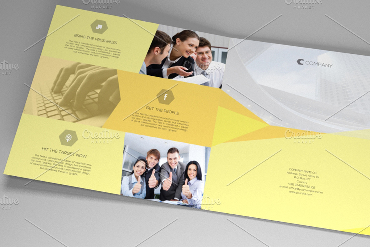 Indesign Brochure yellow theme, a Brochure Template by RudanStudio (Photo 4 of 7)