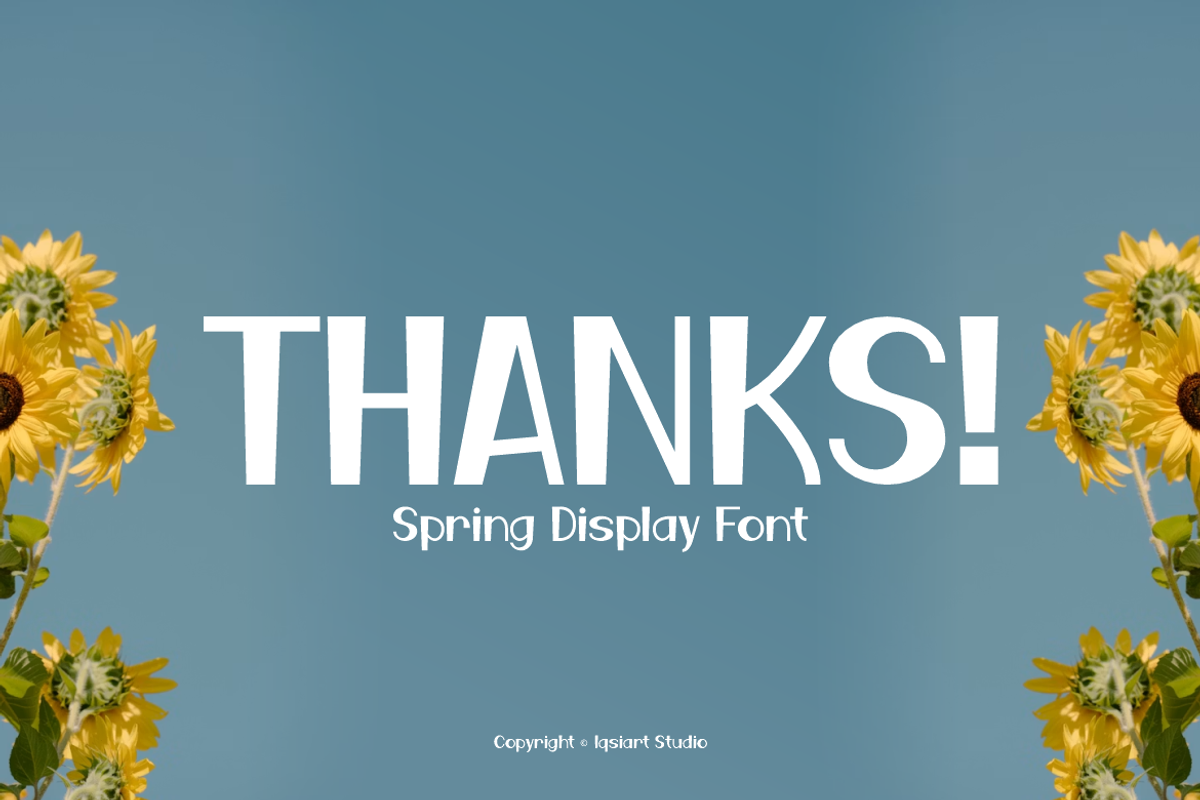 Spring Notase - Display Font, a Sans Serif Font by Iqsiart Studio (Photo 11 of 11)