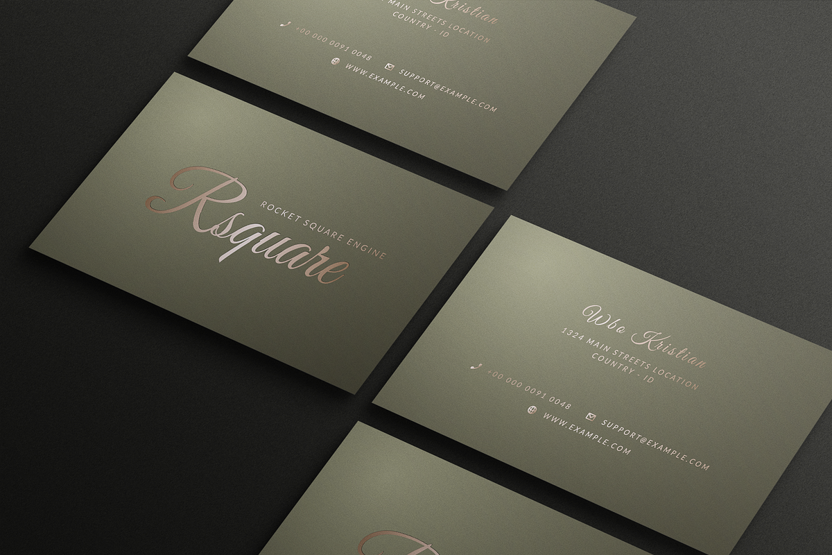 5 in 1 Luxury Business Cards, a Business Card Template by Ctrl space studio (Photo 1 of 5)