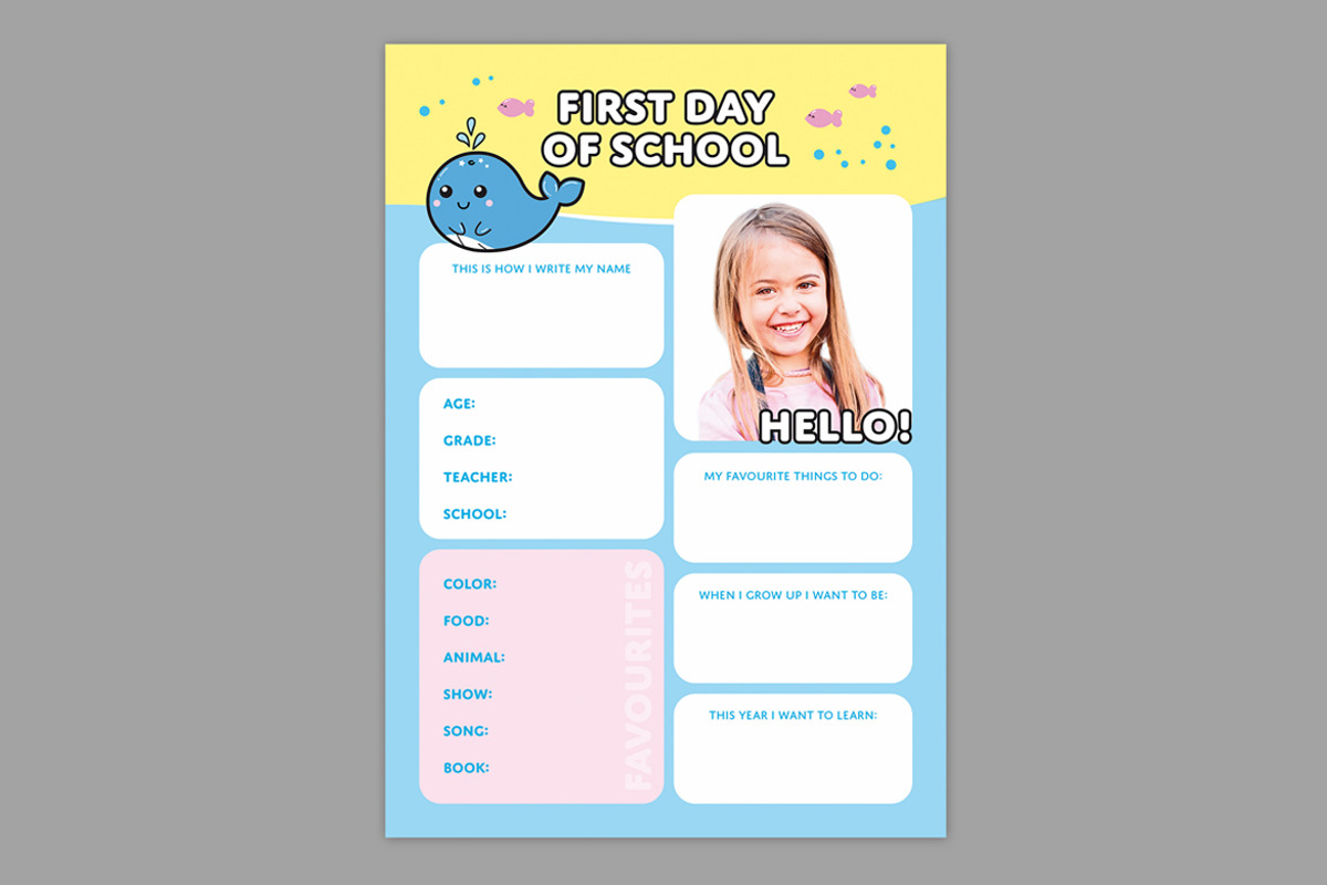 Back To School Printable Set, a Print Template by McLittle Stock (Photo 3 of 4)