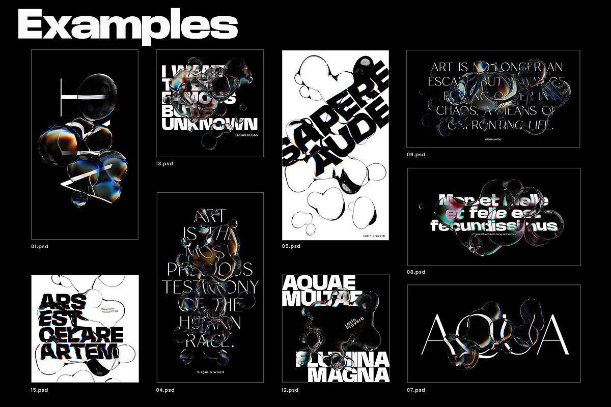 Bubble Photoshop Templates, a Graphic by Inartflow (Photo 7 of 10)