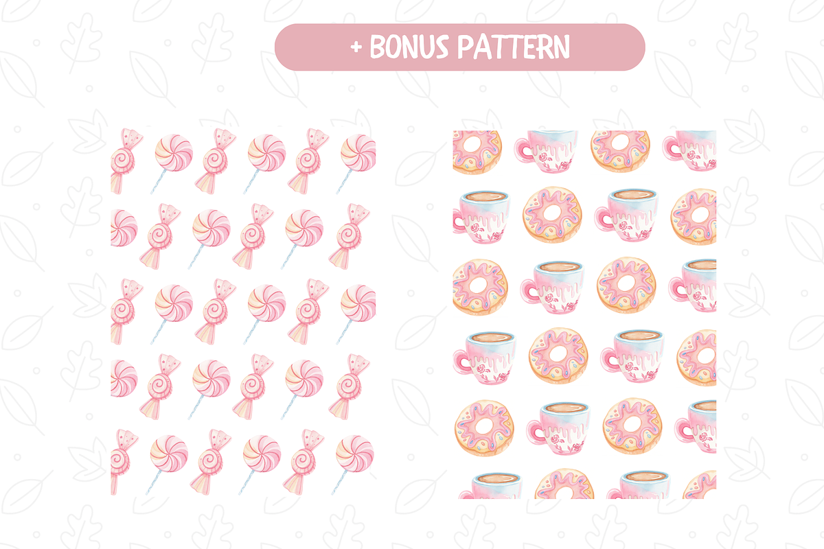 Watercolor Pastel Food Clipart, an Illustration by TatiMockup (Photo 3 of 5)
