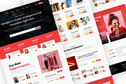 MARKY - Fashion Shop Landing Page, an UI Kit Template by ENATIVE (Thumbnail 3 of 4)