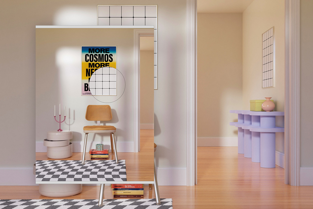 Frame Mockups In Living Room SISSY, a Household Mockup by Bonumo (Photo 8 of 12)