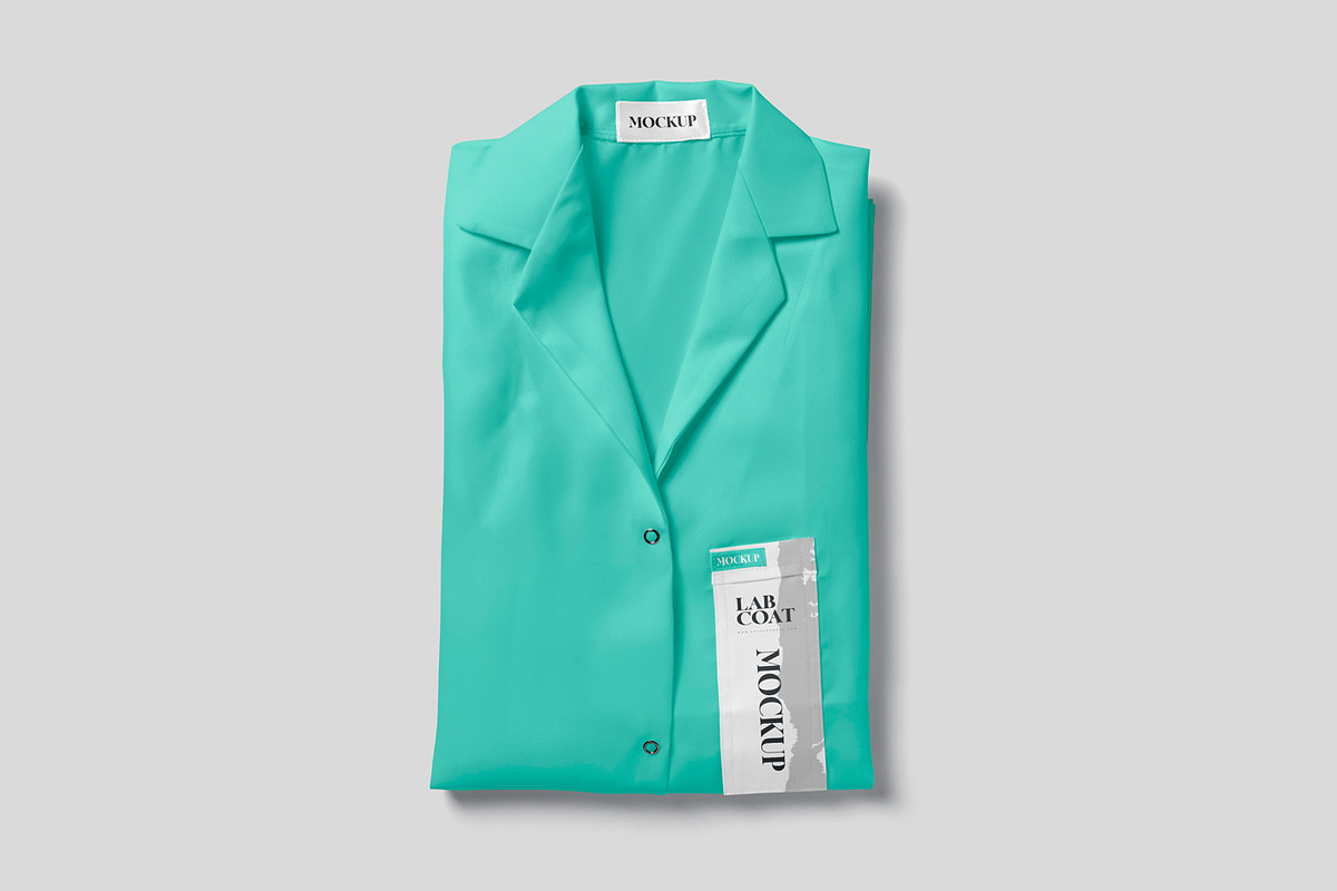 Female Lab Coat Mockups, an Apparel Mockup by GfxFoundry (Photo 6 of 8)