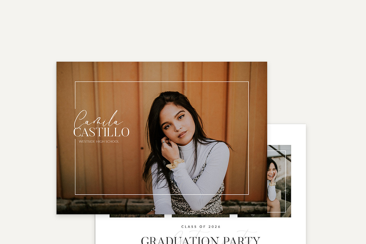 Graduation Card Templates Bundle, an Invitation Template by Laurie Cosgrove Design (Photo 4 of 10)