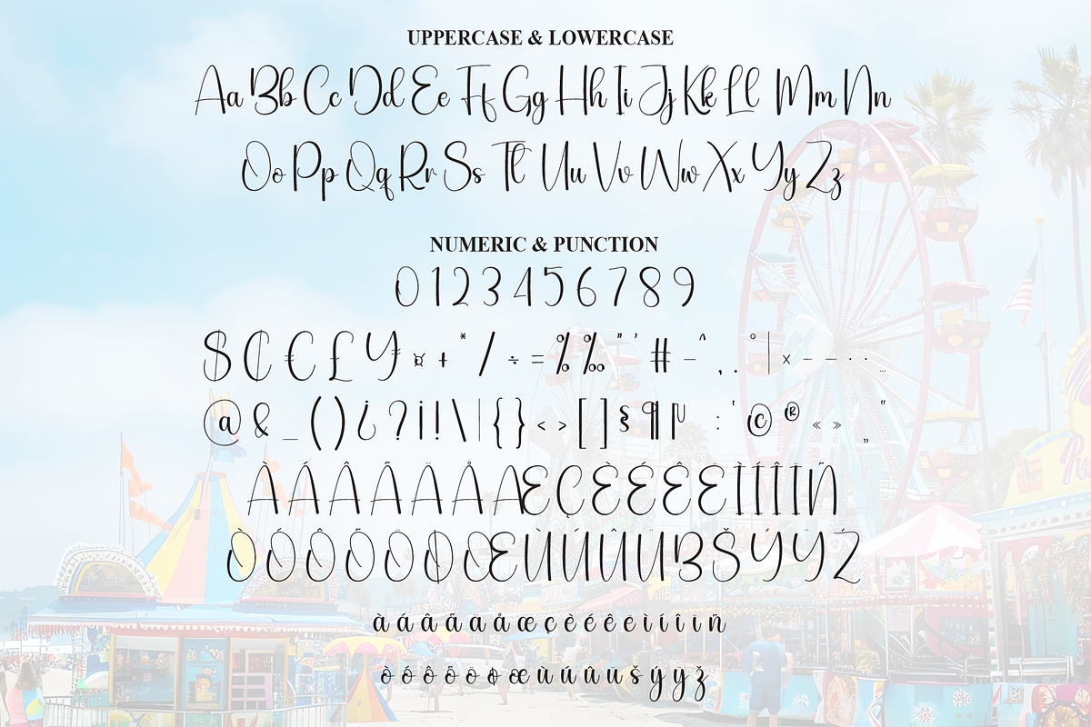 Carnival | Script Font, a Handwritten Font by Scratchones (Photo 7 of 9)