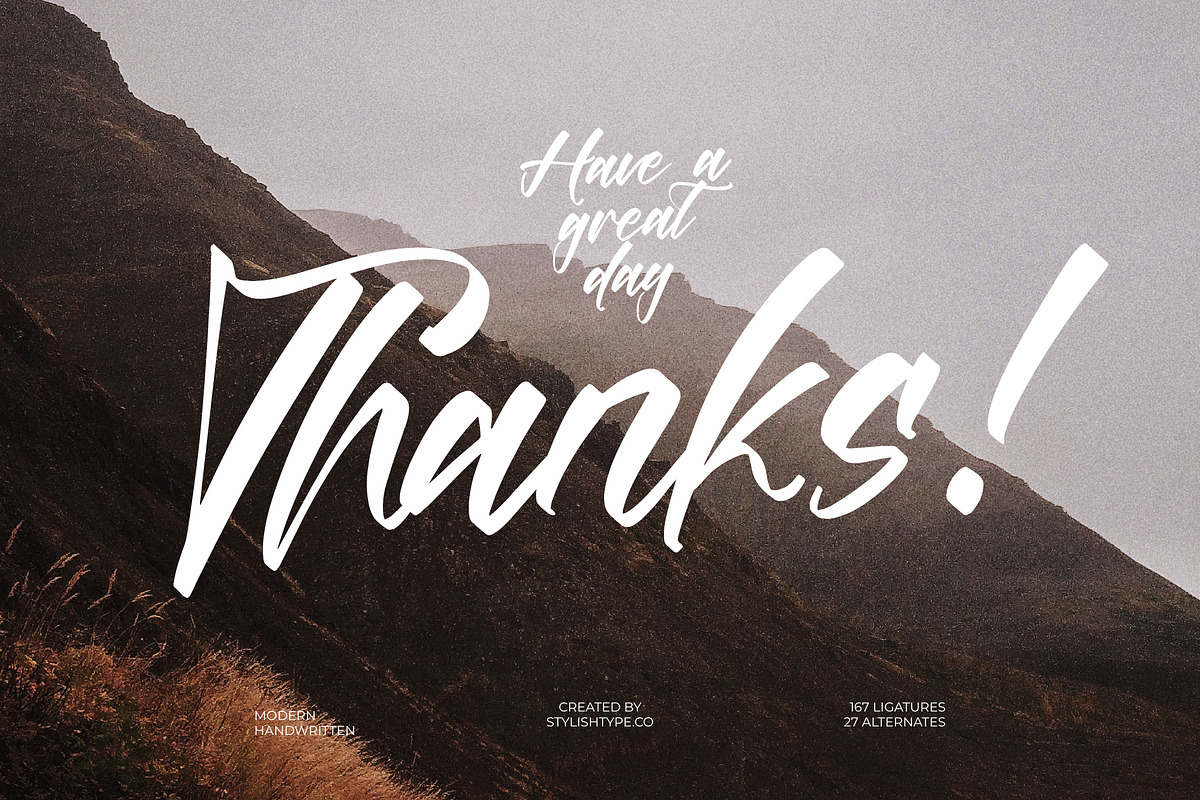 Players Climber Modern Handwritten, a Script Font by stylishtype.co (Photo 20 of 20)