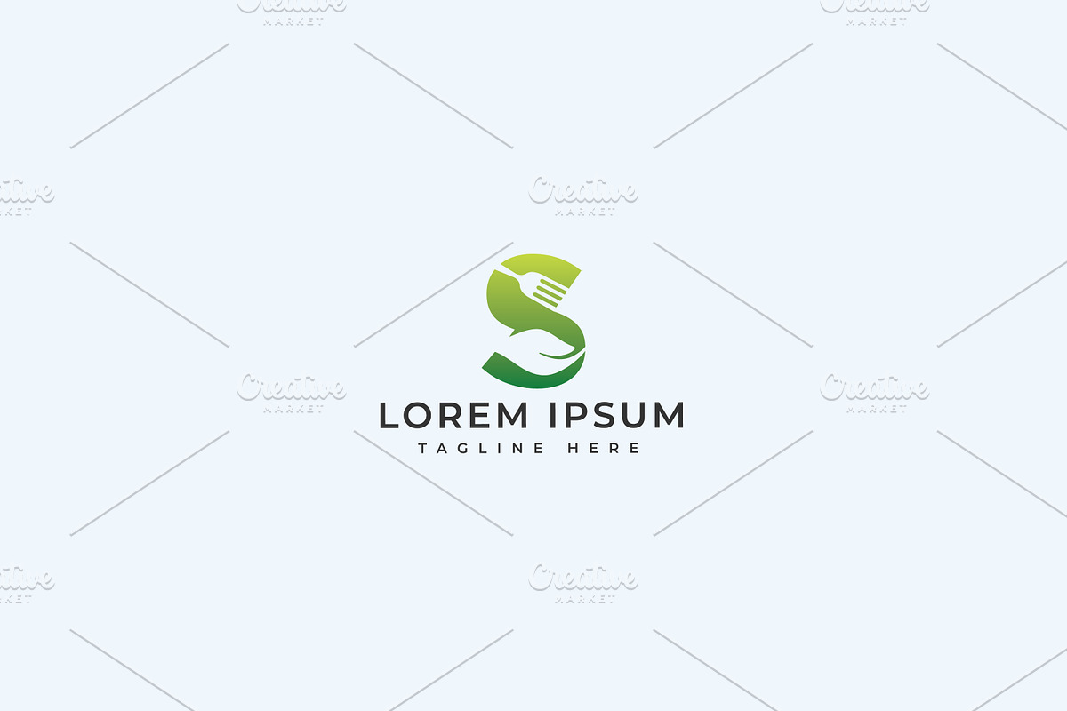 S letter restaurant logo, a Branding & Logo Template by vectplus (Photo 2 of 2)
