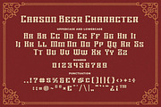 Carson Beer an Old Fashioned Font, a Script Font by Blankids Studio (Thumbnail 10 of 11)