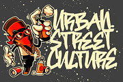 Street Hipster Graffiti Font, a Font by Blankids Studio (Thumbnail 3 of 6)