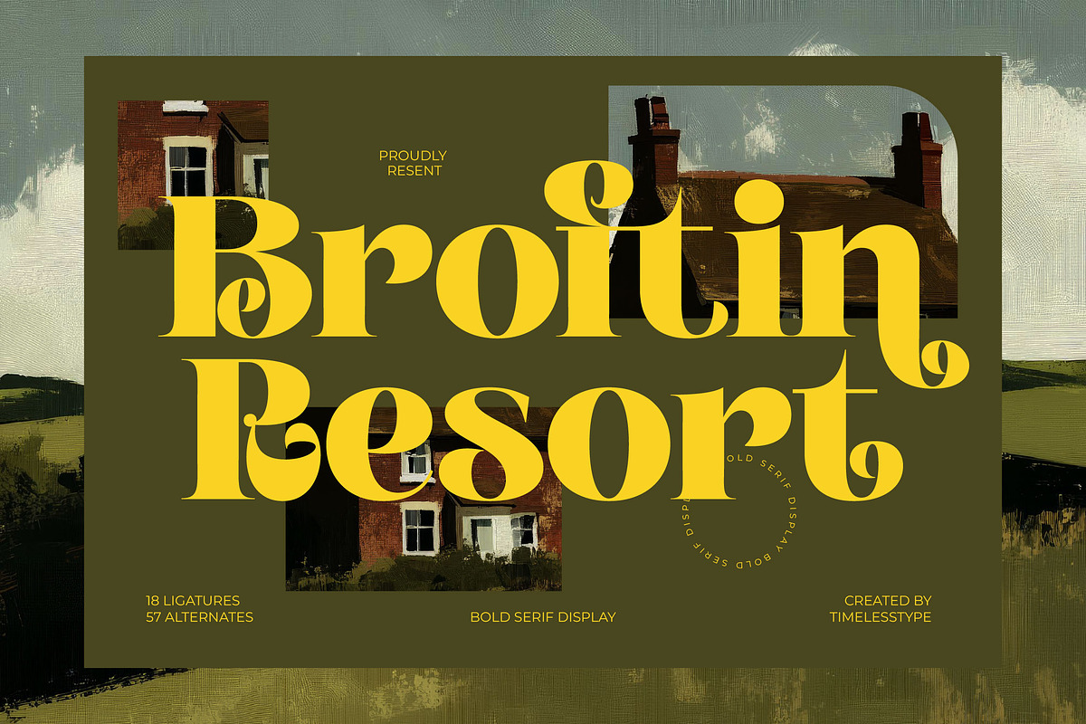Broftin Resort Bold Serif Display, a Serif Font by timelesstype.co (Photo 1 of 20)