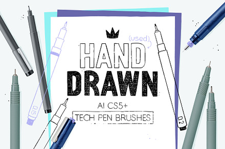 Technical Pen Brushes