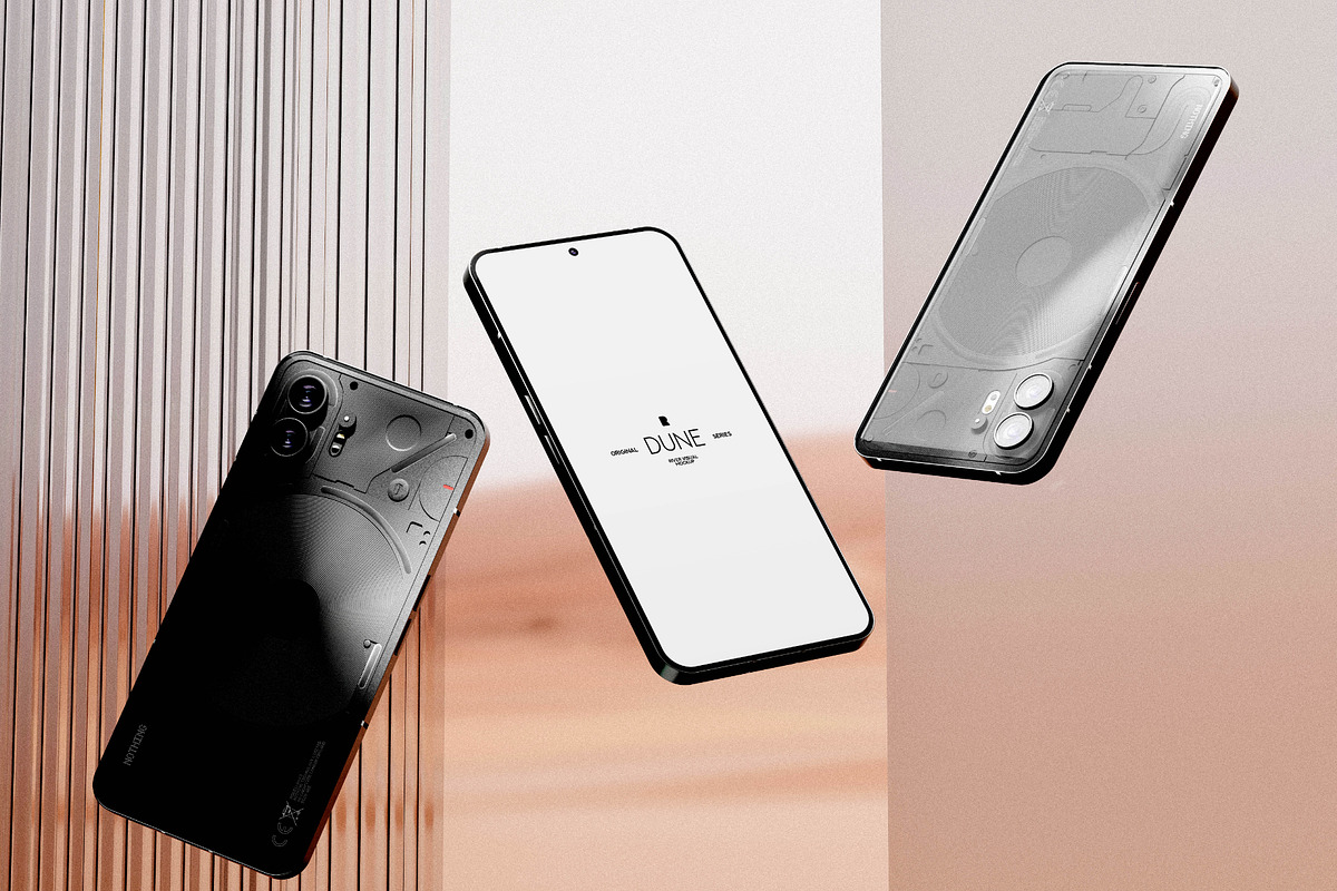 Nothing Phone 2 - Dune Series Bundle, an iPhone Mockup by River Visual (Photo 7 of 7)