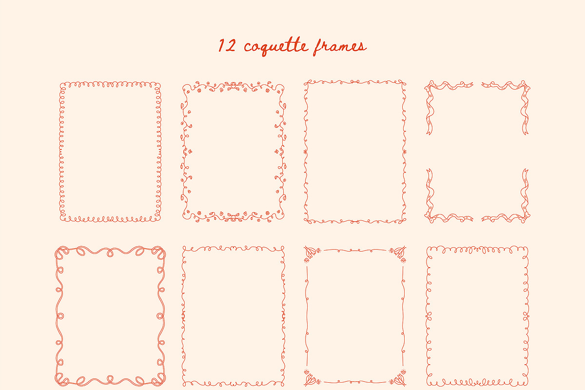 Romantic coquette bundle - 4 in 1, an Object Graphic by Cute Atelier (Photo 17 of 29)