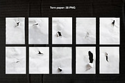 Torn Paper Bundle 85 PNG, PSD, an Object Graphic by Marie T (Thumbnail 4 of 13)