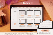 Digital Reading Journal – Orange, a Stationery Template by Aurelie Maron (Thumbnail 2 of 9)