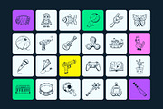 Animated Toy Doodles Set, an Object Graphic by Brickclay (Thumbnail 3 of 5)