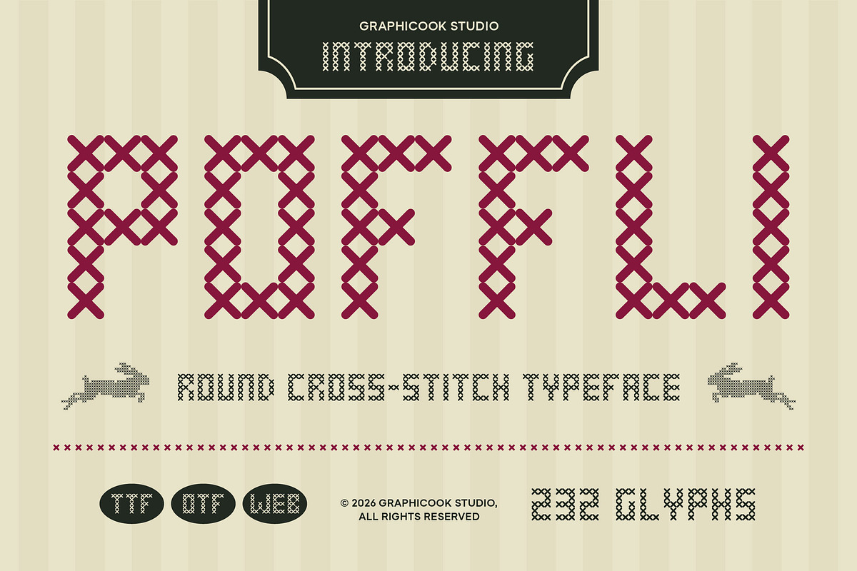 Poffli, a Sans Serif Font by graphicook (Photo 1 of 10)
