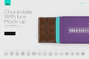 Chocolate Box Mock-up, a Packaging Mockup by BlackMocca (Thumbnail 1 of 9)