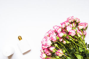 Flatlay with Flowers