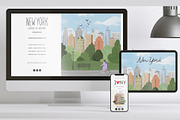 New York Print Creator, Scene, a Person Illustration by AlineArtStore (Thumbnail 7 of 15)