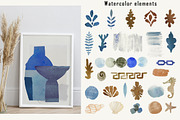 Hand Painted Modern Posters Patterns, a Wallpaper Graphic by TanyaSchuka (Thumbnail 3 of 24)