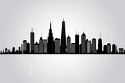 Modern City Skyline Vector Bundle, an Illustration by abu67222 (Thumbnail 5 of 7)