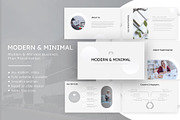 Modern & Minimal Business Plan, a Presentation Template by SlideStack (Thumbnail 1 of 5)