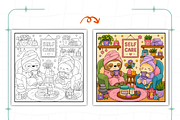 Cozy Sunday Cute & Comfy Coloring, an Animal Illustration by Coco Bloom (Thumbnail 3 of 7)