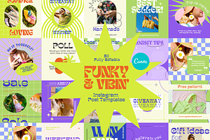 Funky Instagram Templates Bundle