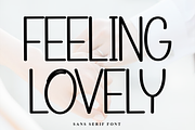 FEELING LOVELY, a Sans Serif Font by FreshTypeINK (Thumbnail 1 of 7)