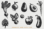 Fruit and Vegetable Illustrations, a Food Illustration by BirDIY Design (Thumbnail 4 of 10)
