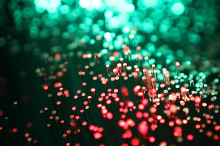 A fiber optic bundle
