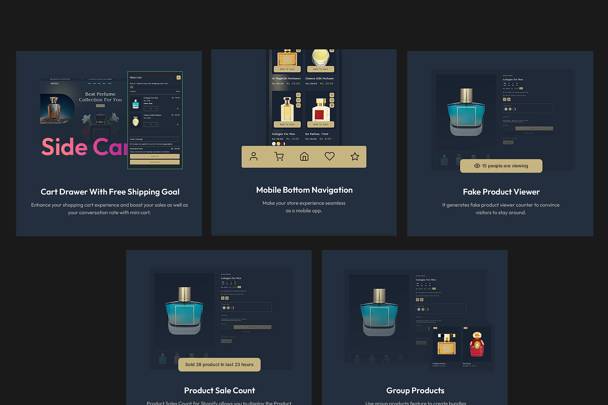 Perfume & Fragrance | Shopify Theme, a Shopify Template by LogicGo Shopify Experts (Photo 4 of 7)