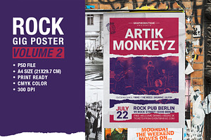 Rock Gig Poster vol. 2