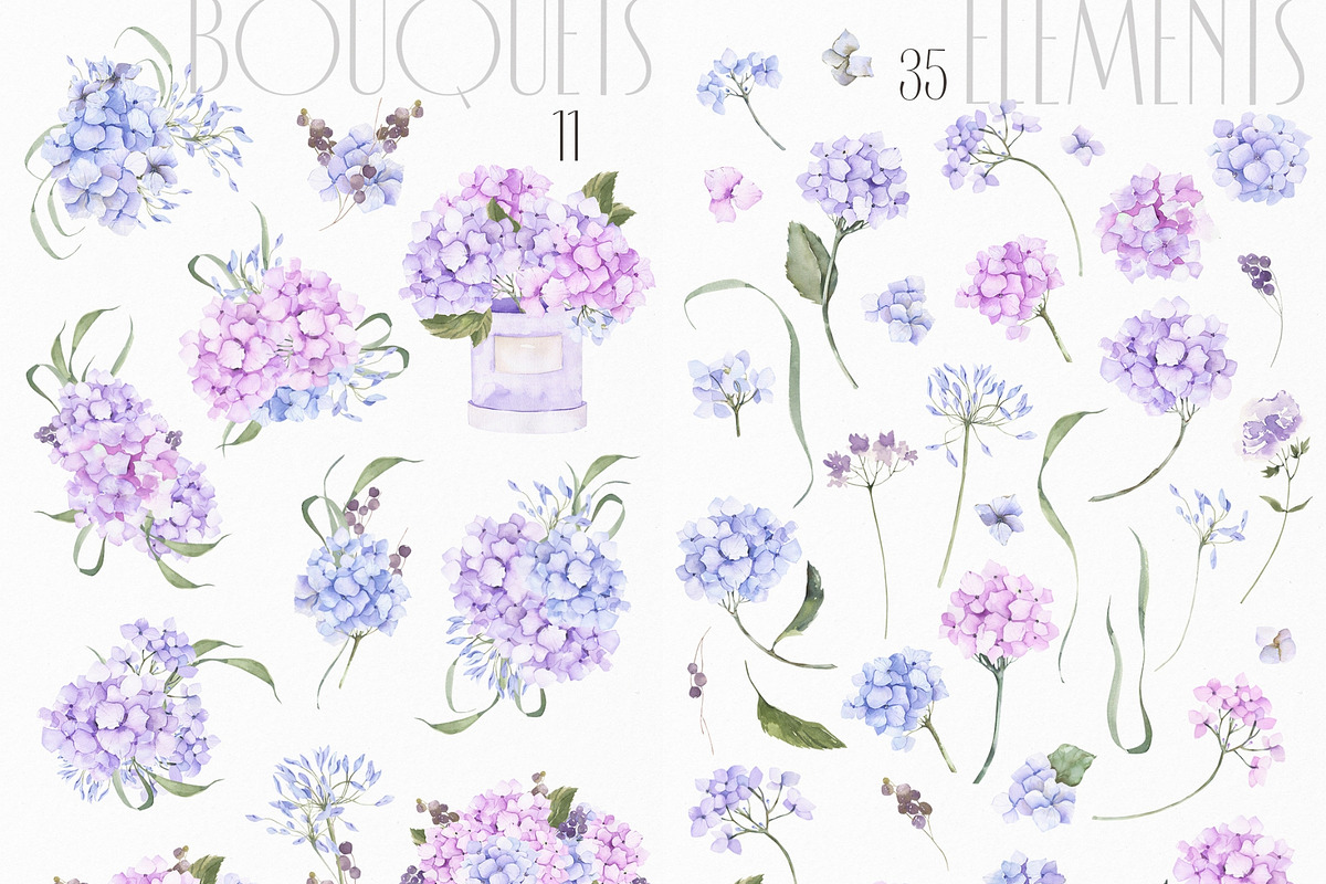 Entire Watercolor Bundle 11 in 1, a Decorative Illustration by ArtMaslyana (Photo 8 of 14)
