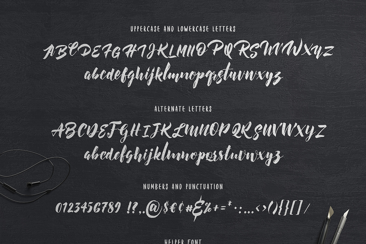 Jumper Script Fonts, a Script Font by kavoon (Photo 10 of 11)
