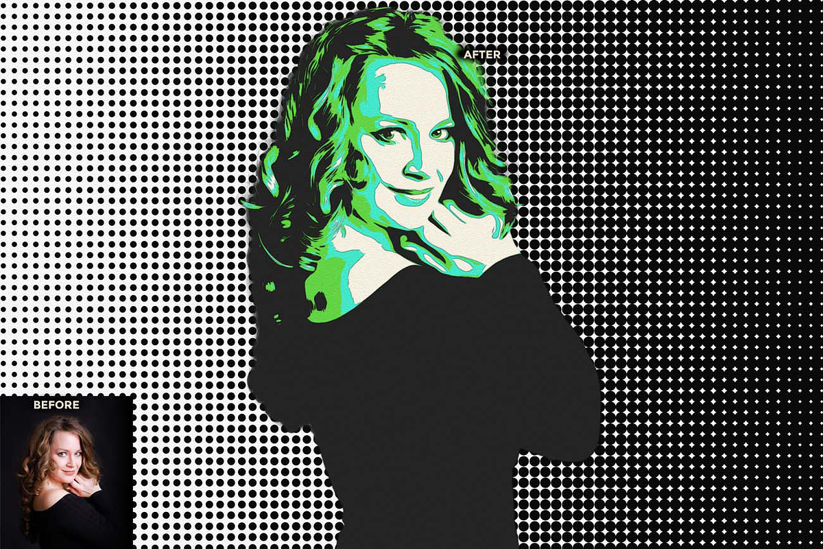 VECTOR PAINT FUSION FX Ps ACTION, an Action Add-On by Studio Retouch (Photo 10 of 11)