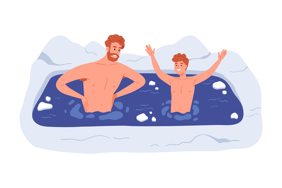 People do body hardening procedures, a Healthcare Illustration by Good Studio (Photo 2 of 5)