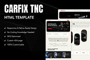 CARFIX, Premium Automotive Template, a HTML Template by TNCFlow (Thumbnail 1 of 5)