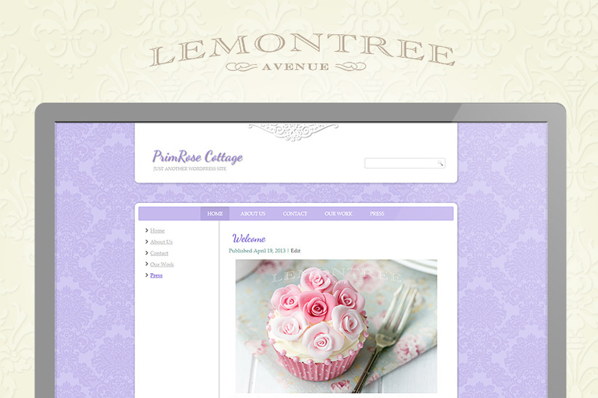 PrimRose Cottage (Lavender), a WordPress Template by Creative Cottage & Co.