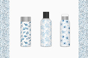 Blue watercolor floral collection, a Pattern Graphic by Wild Rose (Thumbnail 6 of 8)
