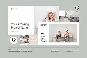 Canva: Project Proposal Template Kit, a Templates & Theme by Designova®